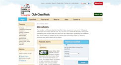 Desktop Screenshot of classifieds.campingandcaravanningclub.co.uk