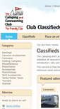 Mobile Screenshot of classifieds.campingandcaravanningclub.co.uk