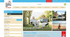Desktop Screenshot of campingandcaravanningclub.co.uk